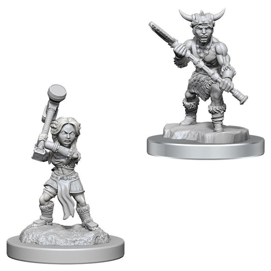 Nolzur's Marvelous Unpainted Miniatures - Halfling Barbarians (90412)