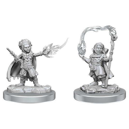 Nolzur's Marvelous Unpainted Miniatures - Halfling Wizards