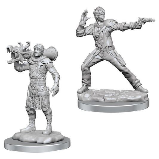 Nolzur's Marvelous Unpainted Miniatures - Human Artificer & Human Apprentice (90583)