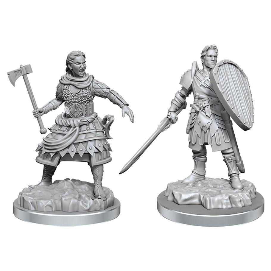 Nolzur's Marvelous Unpainted Miniatures - Human Fighters (90639)