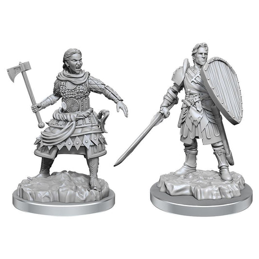 Nolzur's Marvelous Unpainted Miniatures - Human Fighters (90639)