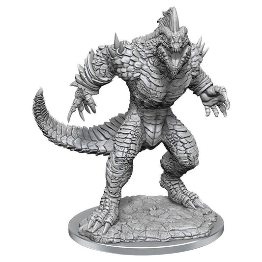 Nolzur's Marvelous Unpainted Miniatures - Lizardfolk Render (90647)