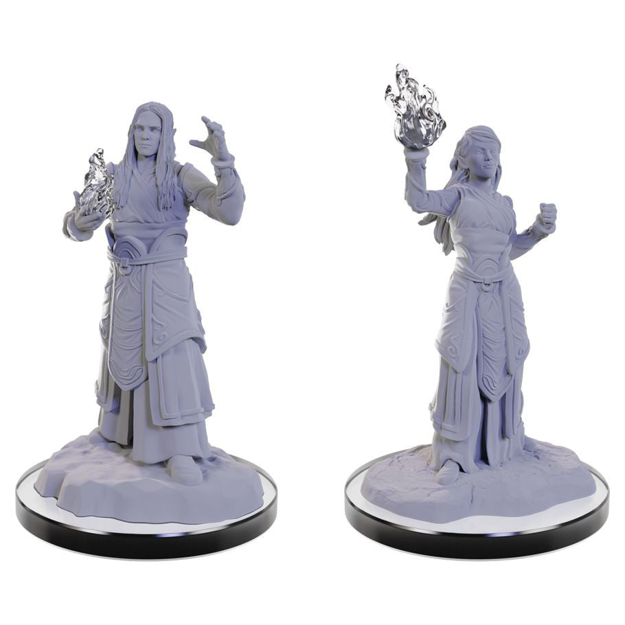 Nolzur's Marvelous Unpainted Miniatures - Elf Wizards (90672)