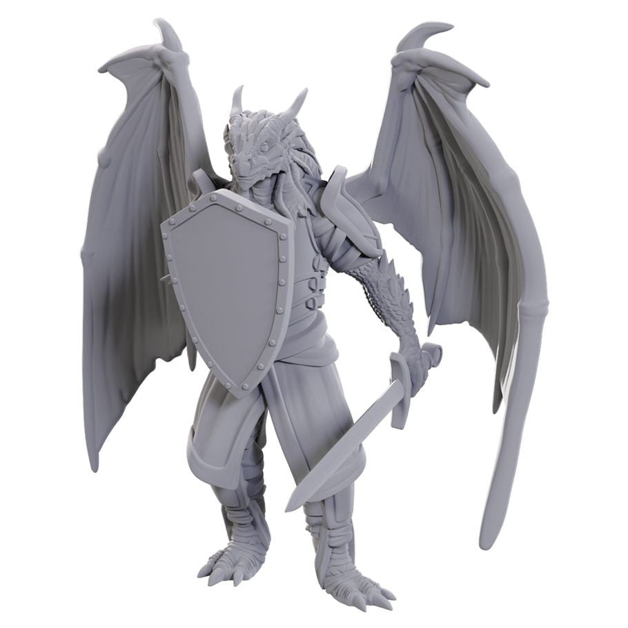 Nolzur's Marvelous Unpainted Miniatures - Dragonborn of Bahamut (90760)