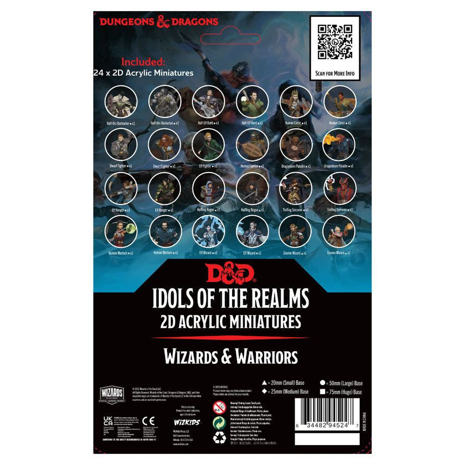 Idols of the Realms: Wizards & Warriors - 2D Set