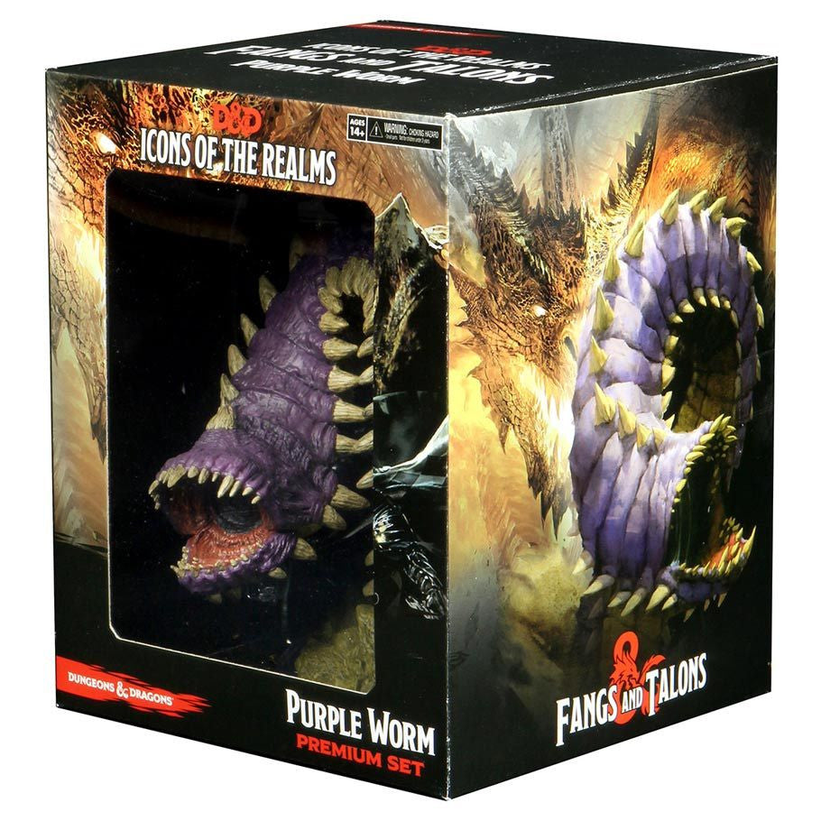 Icons of the Realms: Fangs and Talons - Purple Worm