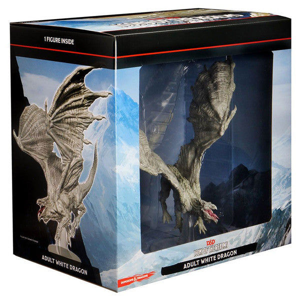 Icons of the Realms - Adult White Dragon