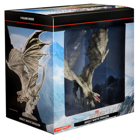 Icons of the Realms - Adult White Dragon