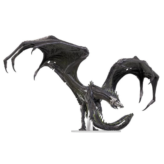 Icons of the Realms: Adult Black Dragon Corruptor - Boxed Miniature