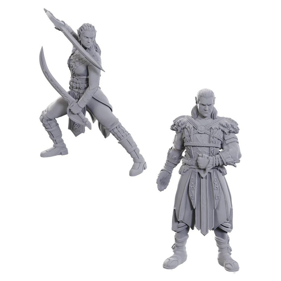 Nolzur's Marvelous Unpainted Miniatures - Special Edition Baldur's Gate 3 - Jaheira & Halsin (96368)