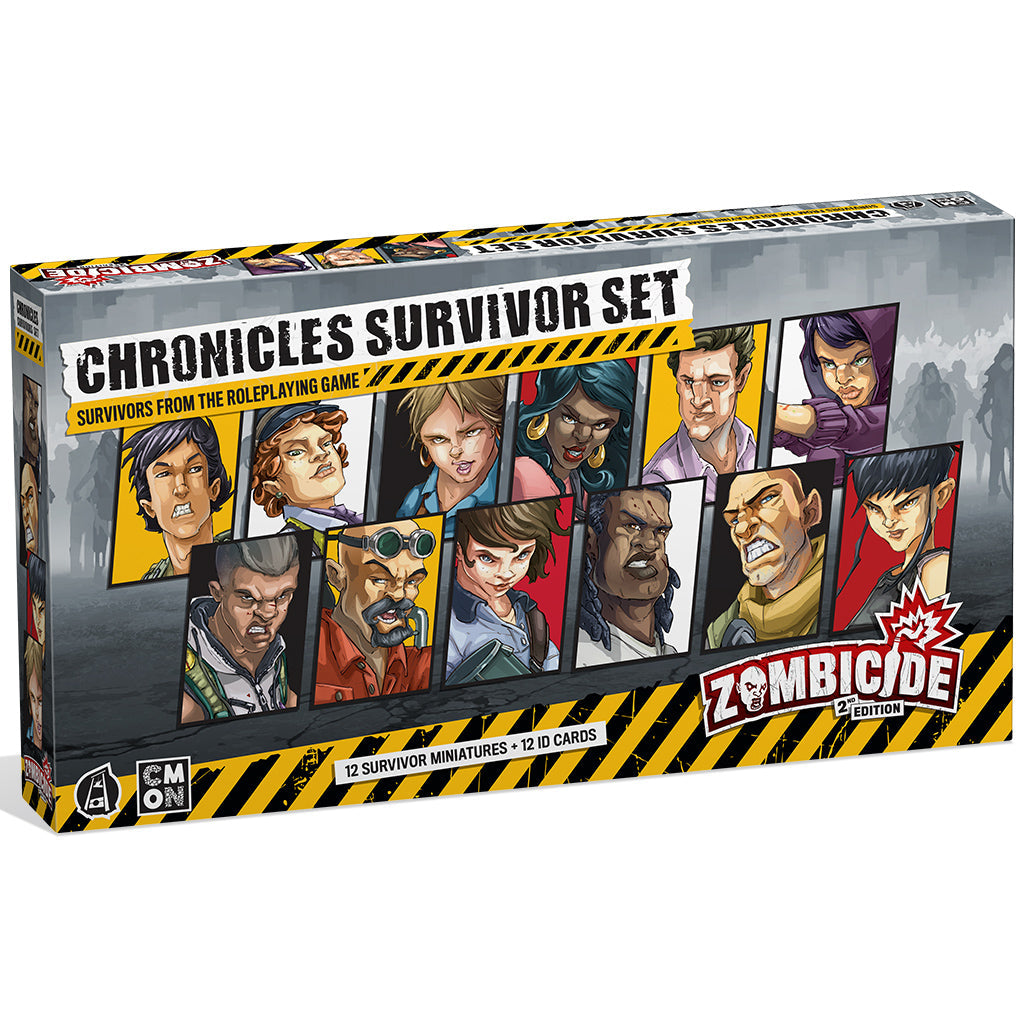 (BSG Certified USED) Zombicide: 2nd Edition - Chronicles Survivors: Survivors from the Roleplaying Game