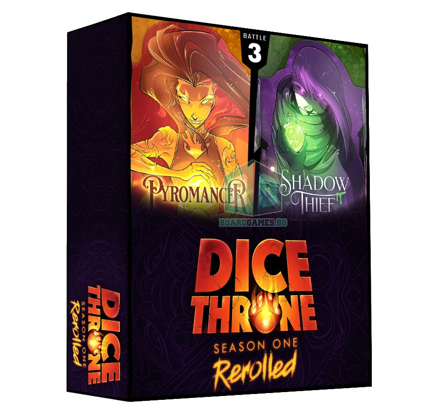 Dice Throne: Season 1 Rerolled - Box #3: Pyromancer vs. Shadow Thief