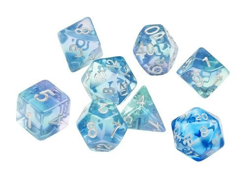 RPG Dice Set - Emerald Waters (7)