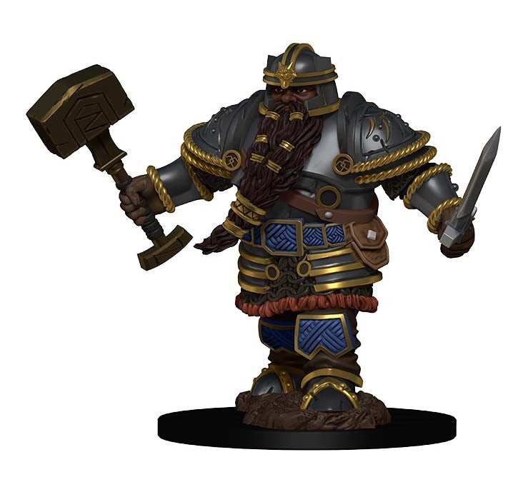 Icons of the Realms: Premium Figures - Dwarf Male Fighter
