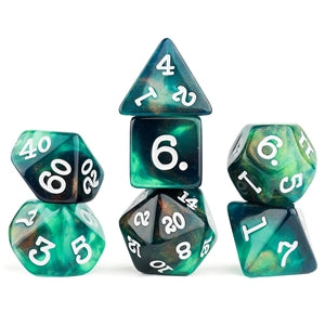 RPG Dice Set - Seamoss (7)