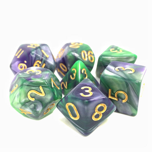 Dargon's Dice - Void Contract: Green/Purple Fusion