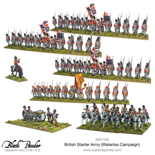 Black Powder: Napoleonic Wars (1789-1815) - British Starter Army: Waterloo Campaign