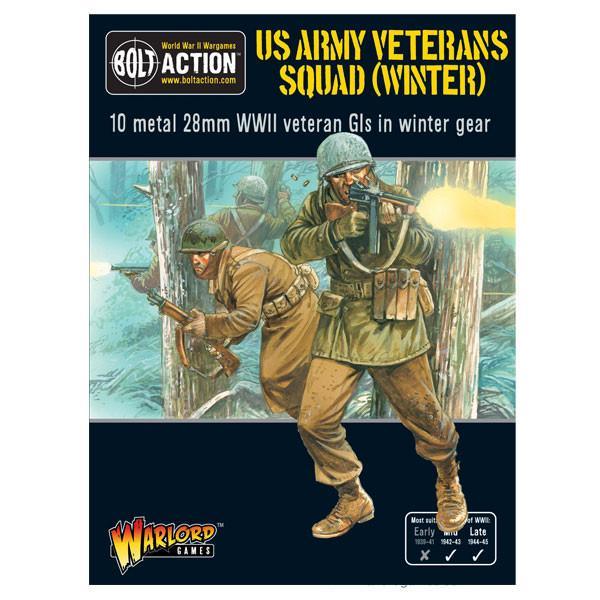 Bolt Action - US Army Veterans Squad (Winter): WWII veteran Gis in winter gear