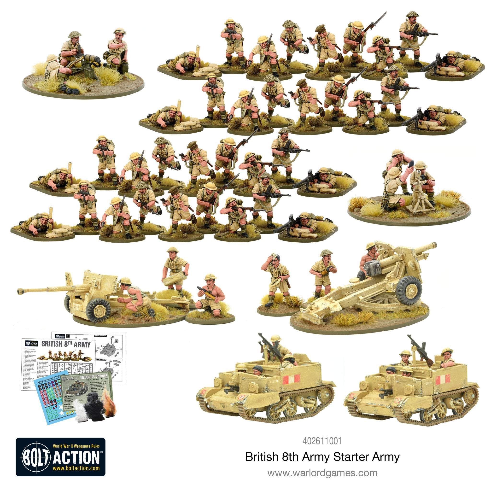 Bolt Action - British 8th Army: Starter Army