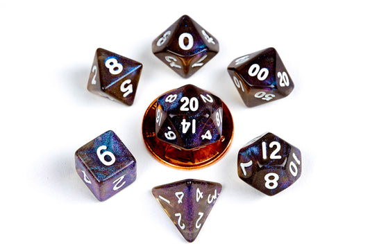 Mini Poly Dice Set - Stardust Galaxy