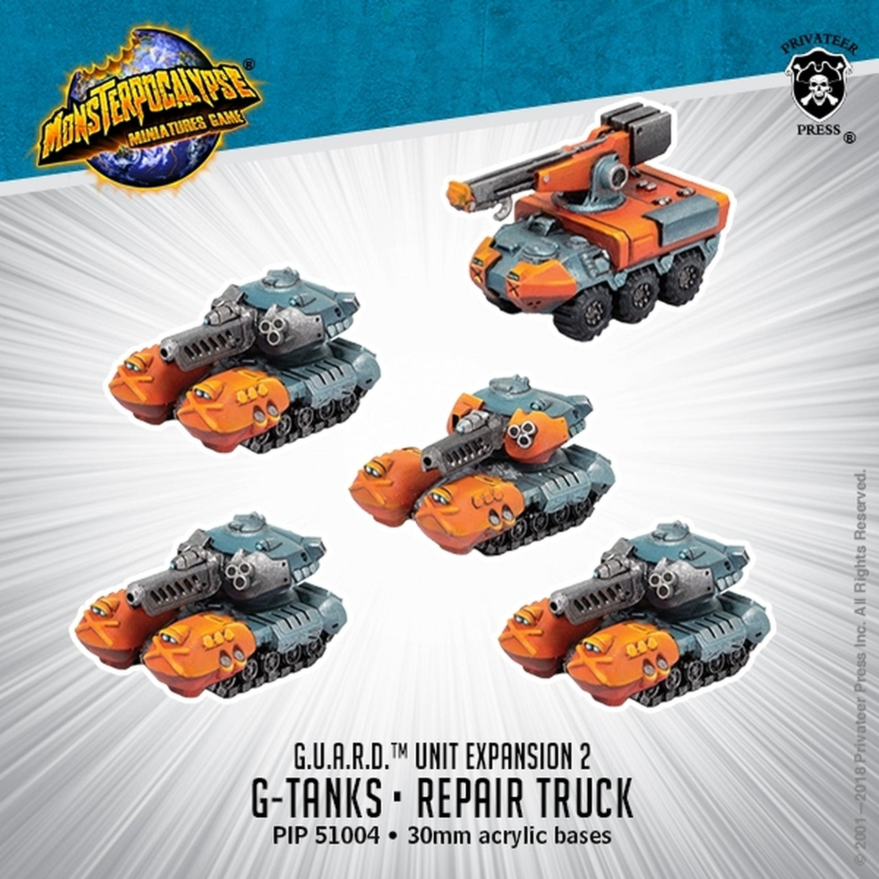 Monsterpocalypse - G-Tanks & Repair Truck