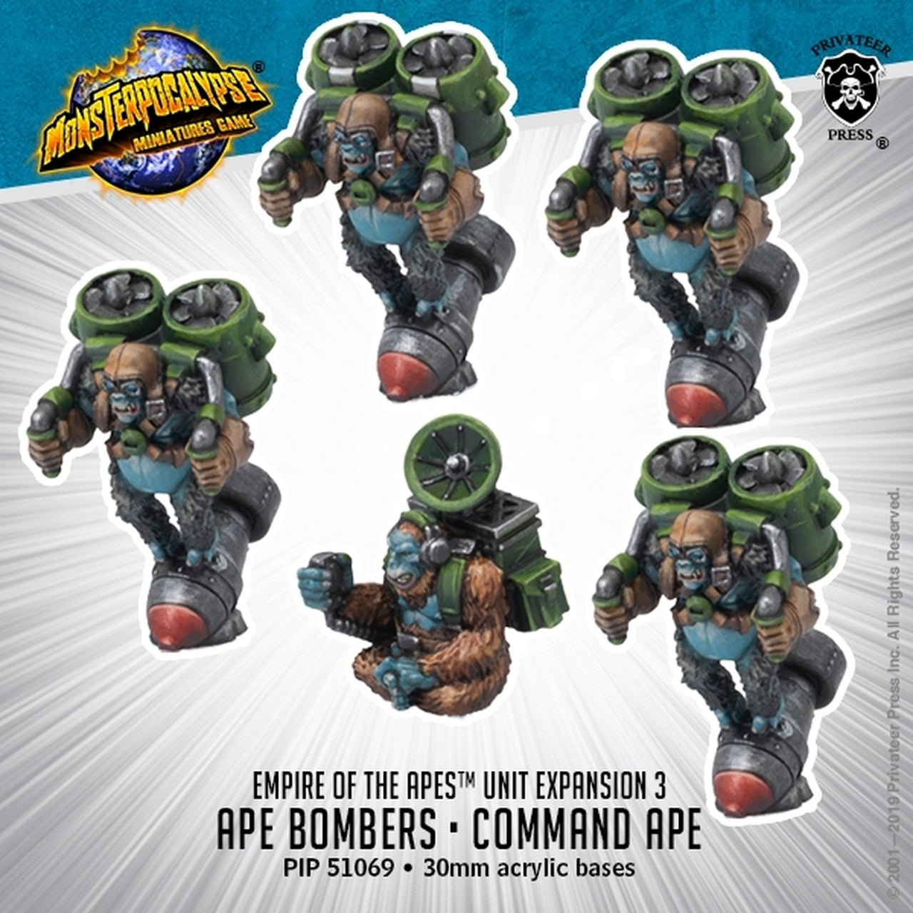 Monsterpocalyse - Ape Bombers & Command Ape