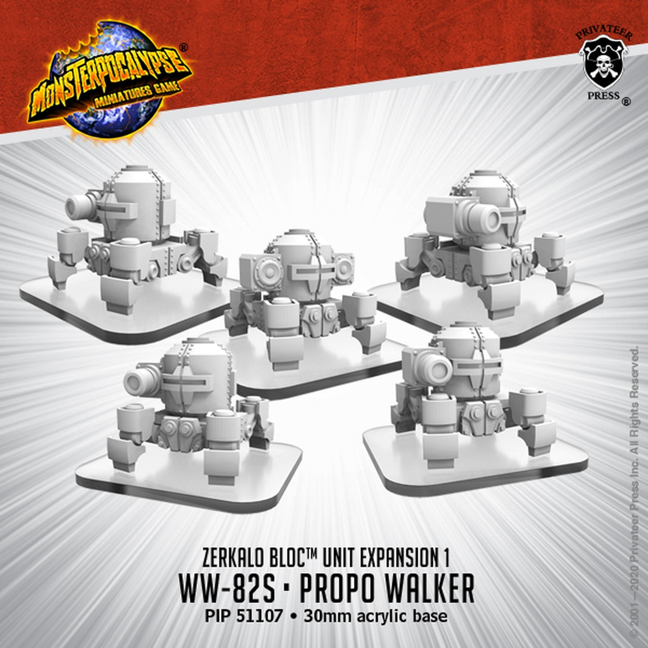 Monsterpocalypse - WW-82s & Propo Walker