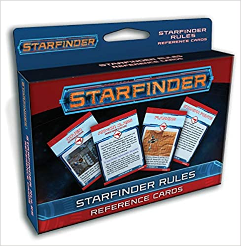 (BSG Certified USED) Starfinder: RPG - Rules Reference Cards Deck