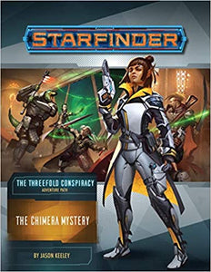 (BSG Certified USED) Starfinder: RPG - Adventure Path: The Threefold Conspiracy - Part 1: The Chimera Mystery
