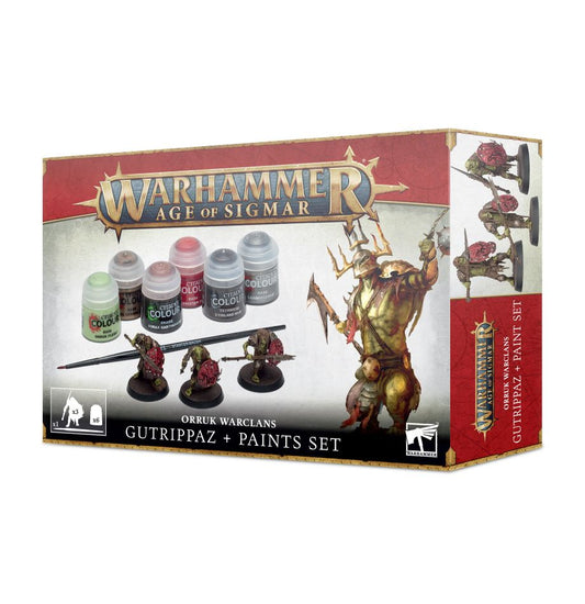 Warhammer: Age of Sigmar - Orruk Warclans: Gutrippaz + Paints Set
