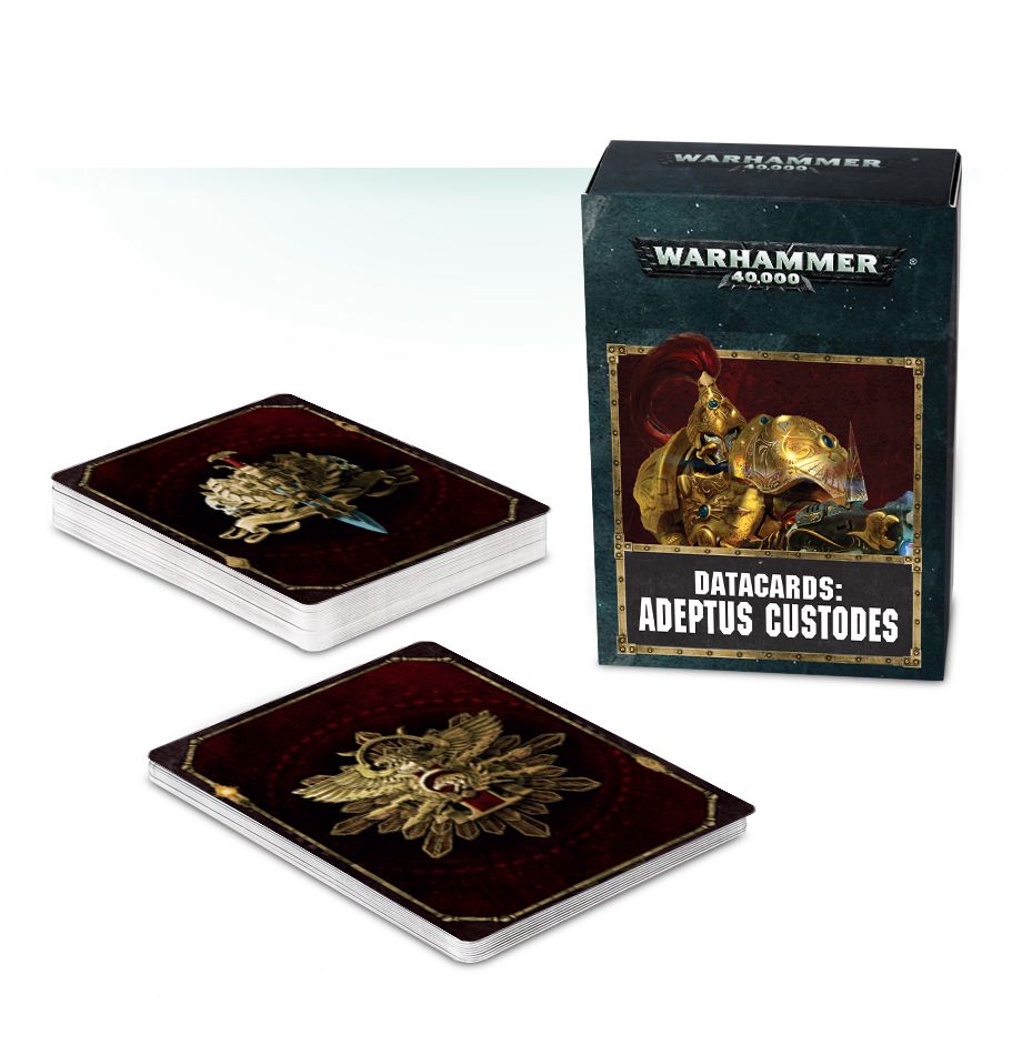 Warhammer: 40,000 - Adeptus Custodes Datacards