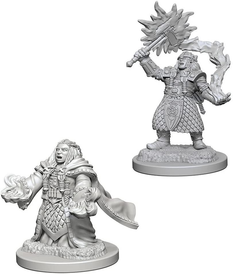 Nolzur's Marvelous Unpainted Miniatures - Dwarf Female Cleric