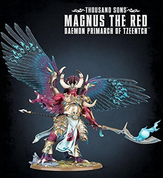 Magnus the Red Framed Art Thousand Sons Daemon Primarch - Norway, magnus  games workshop 