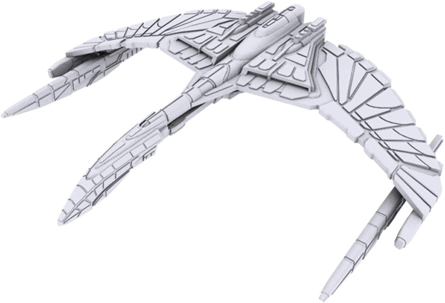 (BSG Certified USED) Star Trek: Deep Cuts Unpainted Ships - Valdore Class