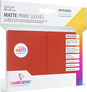 Matte Prime Sleeves - Red