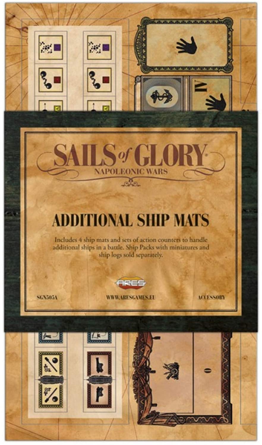 Sails of Glory - Additional Ship Mats