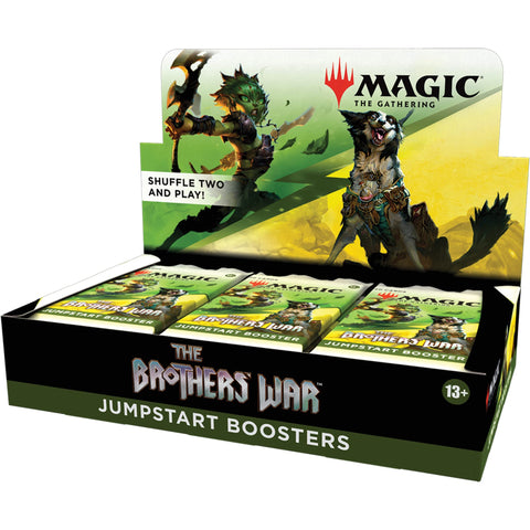 (BSG Certified USED) Magic: the Gathering - The Brothers' War - Jumpstart Booster Display (18)
