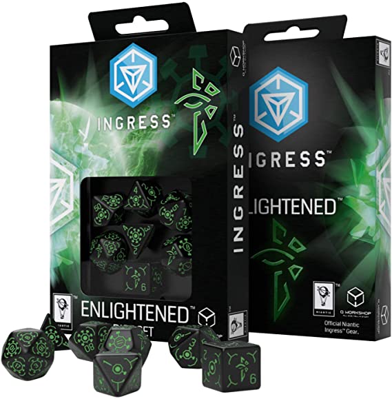 RPG Dice Set - Ingress: Enlightened (7)