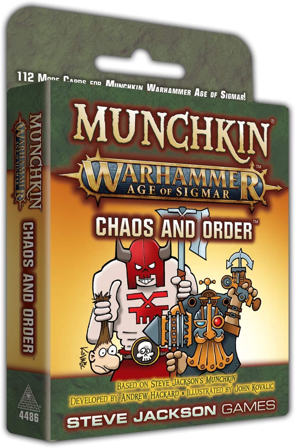 (BSG Certified USED) Munchkin Warhammer: Age of Sigmar - Chaos and Order