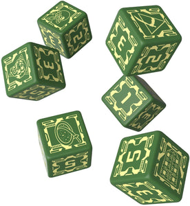 Battletech D6 Dice Set - House Liao (6)