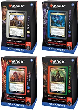 Magic: the Gathering - Commander Legends: Dungeons & Dragons Battle for Baldur's Gate - Commander Deck Display (4)