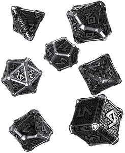 RPG Dice Set - Metal Mythical (7)