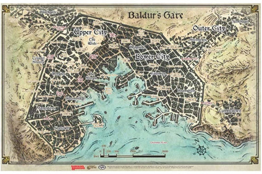 Baldur's Gate: Descent into Avernus - Baldur's Gate Map