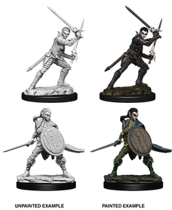 Pathfinder: Deep Cuts Unpainted Miniatures - Elf Female Fighter (73410)