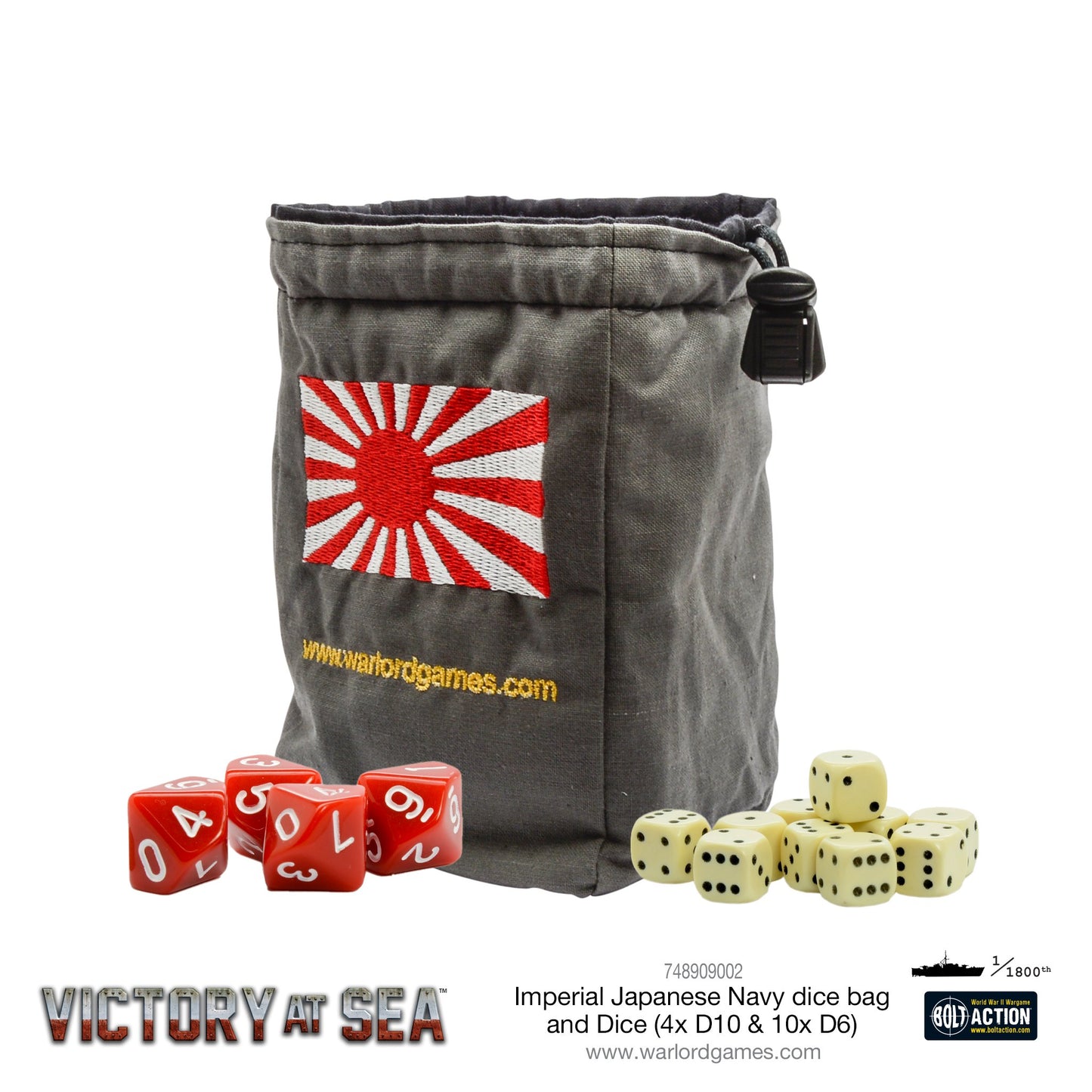Victory at Sea - Imperial Japanese Navy Dice & Dice Bag