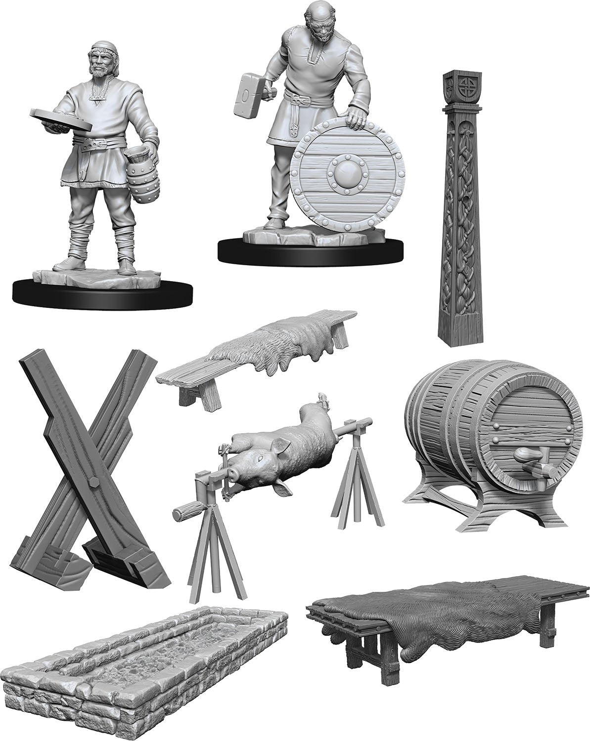 Wizkids: Deep Cuts Unpainted Miniatures - Vikings