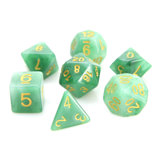 RPG Set - Jade w/ Gold