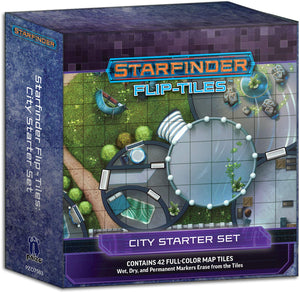 (BSG Certified USED) Starfinder: RPG - Flip-Tiles: City Starter Set