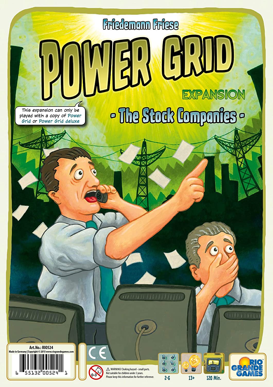 (BSG Certified USED) Power Grid - The Stock Companies