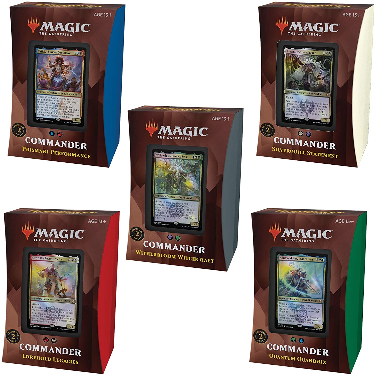 Magic: the Gathering - Strixhaven - Commander Deck Display (5)
